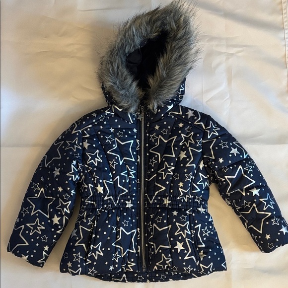 Rothschild Other - Rothschild Foil Star Print Puffer Navy Blue Size 3T EUC